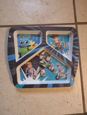 Disney Toy Story Sectioned Kids Plate By Zak!  Designs